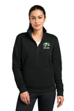 Nike Women's Club Fleece Sleeve Swoosh 1/2-Zip NKDX6720
