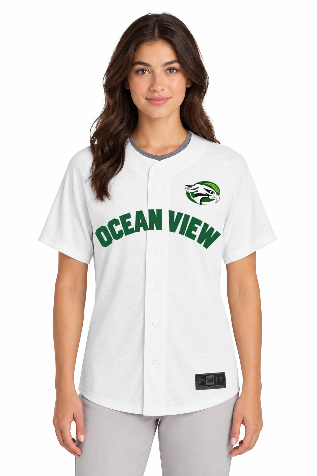 Unisex New Era ® Diamond Era Full-Button Jersey. NEA220