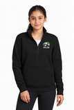 Student Nike Women's Club Fleece Sleeve Swoosh 1/2-Zip NKDX6720
