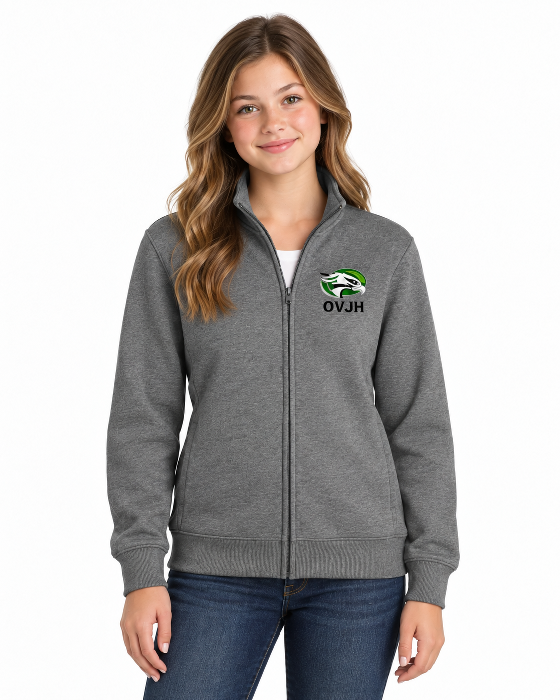 Student Unisex Sport-Tek® Full-Zip Sweatshirt. ST259