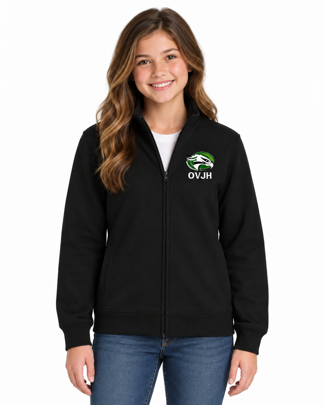 Student Unisex Sport-Tek® Full-Zip Sweatshirt. ST259