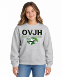 Students Unisex Port & Co® Essential Fleece Crewneck Sweatshirt.  PC90