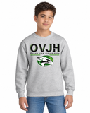 Student Unisex Port & Co® Essential Fleece Crewneck Sweatshirt.  PC90