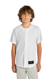 New Era ® Youth Diamond Era Full-Button Jersey. YNEA220 - White