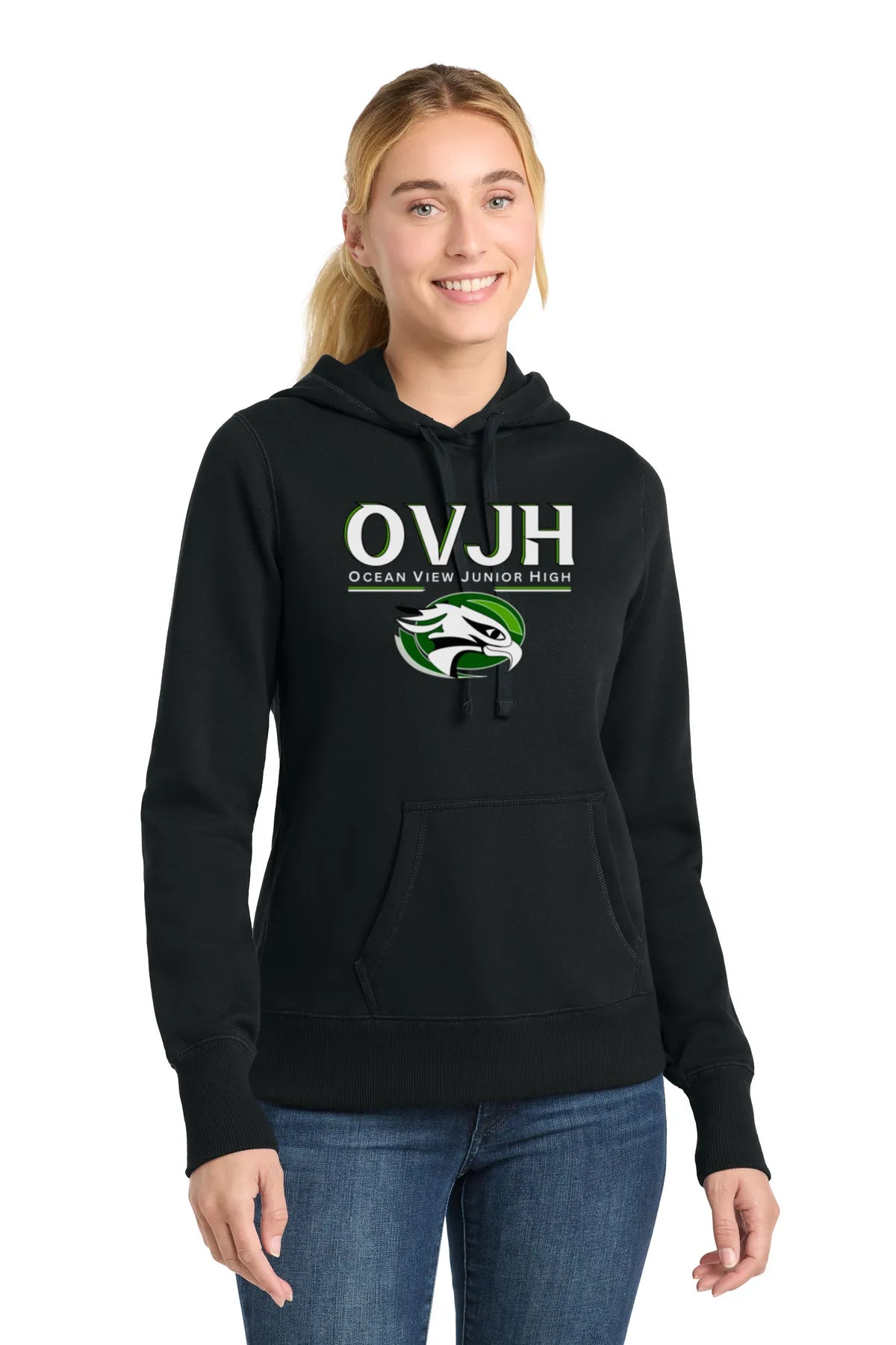 Sport-Tek® Women's Pullover Hooded Sweatshirt. LST254