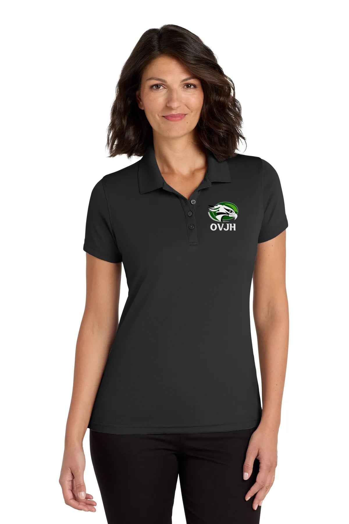 Port Authority® Women's Dry Zone® UV Micro-Mesh Polo. LK110