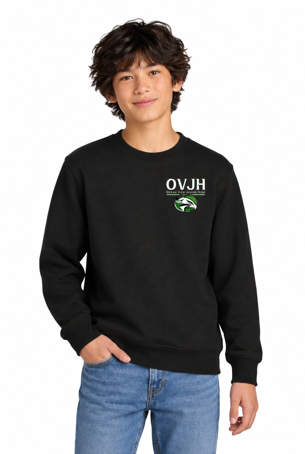 District® Perfect Weight® Fleece Crew DT1106